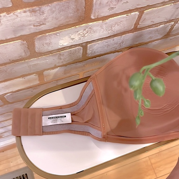 Delimira Slightly Lined Lift Support Invisible Seamless Plunge Strapless Bra 38F - Picture 11 of 13